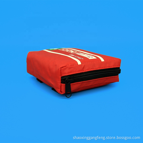 Wholesale manufacturer red color wound care small medical tactical fist aid kit bag